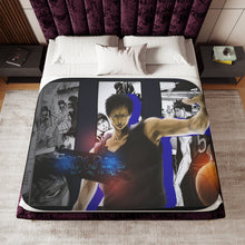 Load image into Gallery viewer, Kuroko's Basketball Daiki Aomine Sherpa Blanket