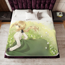 Load image into Gallery viewer, Violet Evergarden Sherpa Blanket