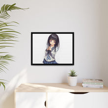 Load image into Gallery viewer, Eru Chitanda smile Canvas Framed Art Print