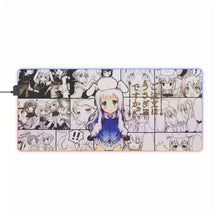 Load image into Gallery viewer, Is The Order A Rabbit? RGB LED Mouse Pad (Desk Mat)