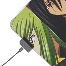 Load image into Gallery viewer, Code Geass Lelouch Lamperouge, Suzaku Kururugi RGB LED Mouse Pad (Desk Mat)