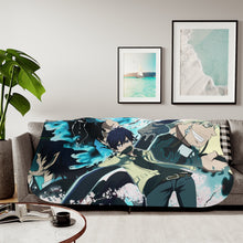 Load image into Gallery viewer, Rin and Shiro Sherpa Blanket