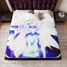 Load image into Gallery viewer, Killua Zoldyck Sherpa Blanket