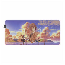 Load image into Gallery viewer, Osamu Dazai RGB LED Mouse Pad (Desk Mat)