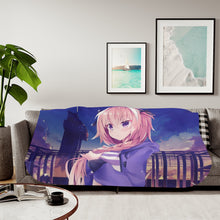 Load image into Gallery viewer, Beautiful Astolfo Sherpa Blanket