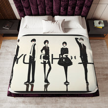 Load image into Gallery viewer, Tokyo Ghoul Ken Kaneki, Touka Kirishima, Rize Kamishiro Sherpa Blanket