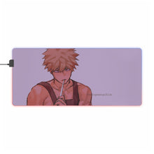 Load image into Gallery viewer, My Hero Academia Katsuki Bakugou RGB LED Mouse Pad (Desk Mat)