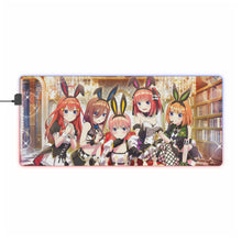 Load image into Gallery viewer, The Quintessential Quintuplets RGB LED Mouse Pad (Desk Mat)