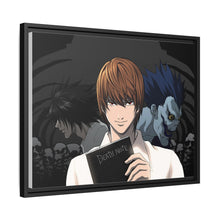 Load image into Gallery viewer, Death Note Light Yagami, Ryuk Canvas Framed Art Print