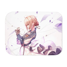 Load image into Gallery viewer, Violet Evergarden Sherpa Blanket