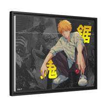Load image into Gallery viewer, Denji - Chainsaw Man Canvas Framed Art Print