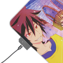 Load image into Gallery viewer, Shiro,Sora and Stephanie RGB LED Mouse Pad (Desk Mat)