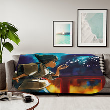 Load image into Gallery viewer, Anime Spirited Away Sherpa Blanket