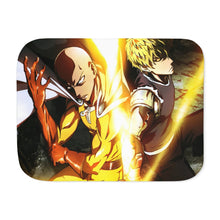Load image into Gallery viewer, Genos and Saitama Sherpa Blanket