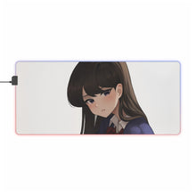 Load image into Gallery viewer, Komi Can't Communicate Komi Shouko RGB LED Mouse Pad (Desk Mat)