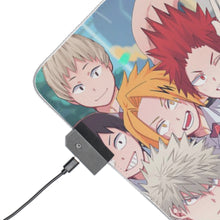 Load image into Gallery viewer, My Hero Academia Izuku Midoriya, Katsuki Bakugou, Tenya Iida, Tsuyu Asui RGB LED Mouse Pad (Desk Mat)