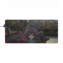 Load image into Gallery viewer, The Melancholy Of Haruhi Suzumiya RGB LED Mouse Pad (Desk Mat)