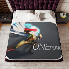 Load image into Gallery viewer, Saitama Sherpa Blanket