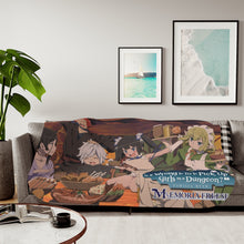 Load image into Gallery viewer, Is It Wrong to Try to Pick Up Girls in a Dungeon? Bell Cranel, Hestia, Liliruca Arde, Welf Crozzo Sherpa Blanket