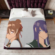 Load image into Gallery viewer, Highschool Of The Dead Sherpa Blanket
