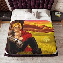 Load image into Gallery viewer, Anime FullMetal Alchemistr Sherpa Blanket