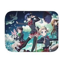 Load image into Gallery viewer, Love, Chunibyo & Other Delusions Rikka Takanashi, Sanae Dekomori, Shinka Nibutani, Kumin Tsuyuri Sherpa Blanket
