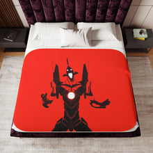 Load image into Gallery viewer, Anime Neon Genesis Evangelion Sherpa Blanket