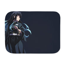 Load image into Gallery viewer, Muichiro Tokito Sherpa Blanket