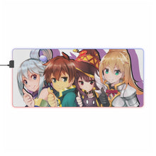 Load image into Gallery viewer, KonoSuba - God’s blessing on this wonderful world!! RGB LED Mouse Pad (Desk Mat)