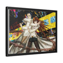 Load image into Gallery viewer, Makise Kurisu & Rintaro Okabe Canvas Framed Art Print