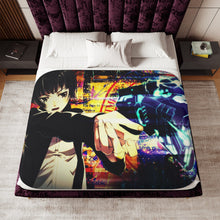 Load image into Gallery viewer, Akane Tsunemori Sherpa Blanket