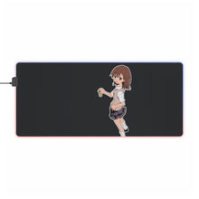 Load image into Gallery viewer, A Certain Scientific Railgun Mikoto Misaka RGB LED Mouse Pad (Desk Mat)