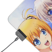Load image into Gallery viewer, Charlotte Nao Tomori, Joujirou Takajou, Yusa Kurobane RGB LED Mouse Pad (Desk Mat)