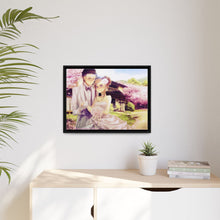 Load image into Gallery viewer, Okabe and Kurisu Wedding Canvas Framed Art Print