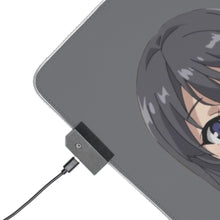 Load image into Gallery viewer, Mai Sakurajima Kanji Background RGB LED Mouse Pad (Desk Mat)