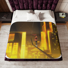 Load image into Gallery viewer, On the Edge! Sherpa Blanket