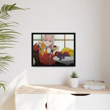 Load image into Gallery viewer, Zero Two's Honeyed Ham Canvas Framed Art Print
