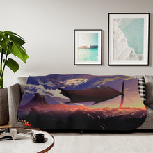 Load image into Gallery viewer, Tengen Toppa Gurren Lagann Sherpa Blanket