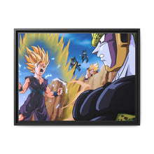 Load image into Gallery viewer, Gohan SSJ 2 vs Cell Canvas Framed Art Print