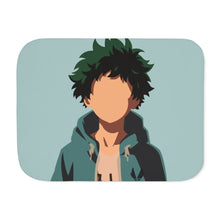 Load image into Gallery viewer, Izuku Midoriya minimalism Sherpa Blanket