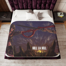 Load image into Gallery viewer, Anime Kill La Kill Sherpa Blanket