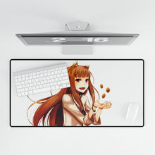 Load image into Gallery viewer, Anime Spice and Wolf Mouse Pad (Desk Mat)