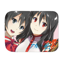 Load image into Gallery viewer, Akame and Kurome Sherpa Blanket