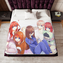 Load image into Gallery viewer, Anime The Quintessential Quintuplets Sherpa Blanket