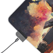 Load image into Gallery viewer, ALL. OUT. WAR. RGB LED Mouse Pad (Desk Mat)