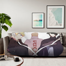 Load image into Gallery viewer, Boruto, Sasuke & Naruto Sherpa Blanket