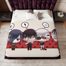 Load image into Gallery viewer, Kaneki's and Touka's Sherpa Blanket