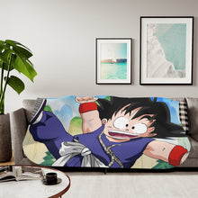 Load image into Gallery viewer, Anime Dragon Ball Sherpa Blanket