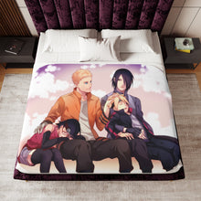 Load image into Gallery viewer, Anime Boruto Sherpa Blanket