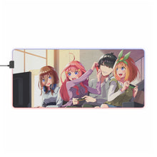 Load image into Gallery viewer, The Quintessential Quintuplets RGB LED Mouse Pad (Desk Mat)